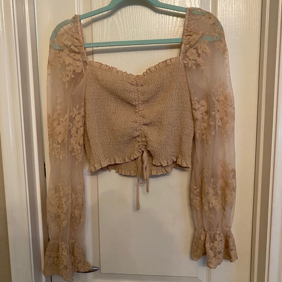 Smocked Drawstring Top - Picture 2 of 2